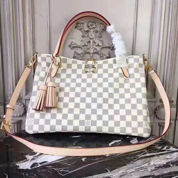 Louis Vuitton Damier Azur帆布 LYMINGTON拉鏈手袋N40022