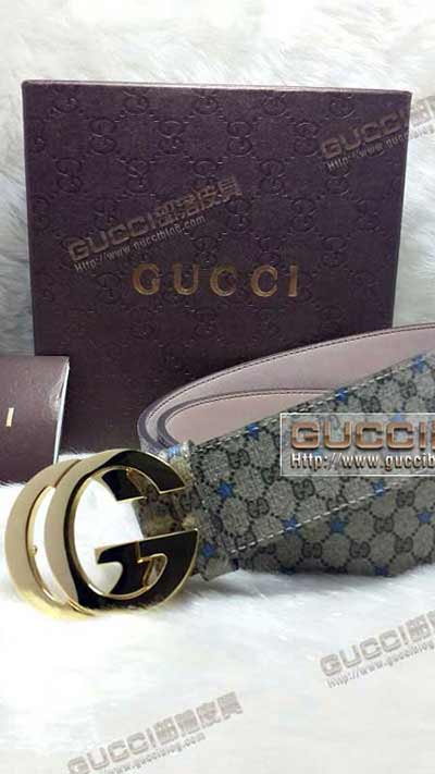 gucci男士真皮頭層牛皮皮帶 古奇平滑扣男皮帶 G4119