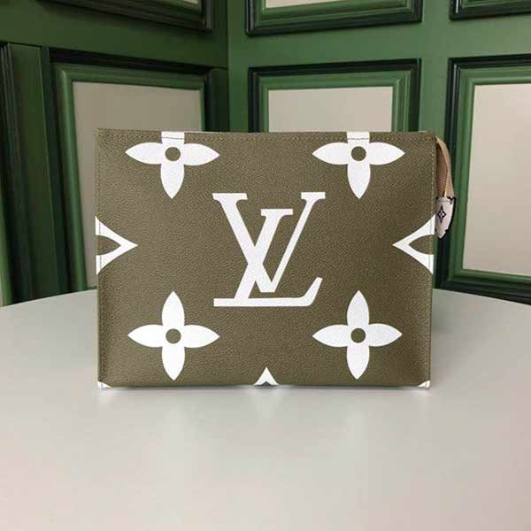 louis vuitton Monogram花卉圖案梳洗包M67691綠